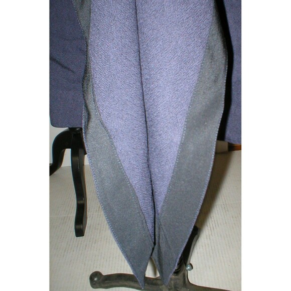 New Womens NWT 40 Italy Vionnet Paris Dress Gown 4 Designer Navy Blue Cupro Silk - Picture 12 of 12